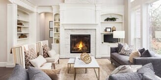 Beautiful Living Room Interior — House Remodel in Escondido, CA
