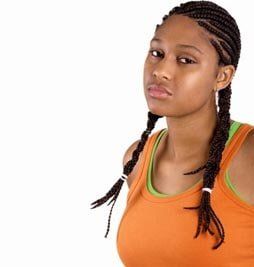 african girl in orange - Micro braids in Waterbury, CT