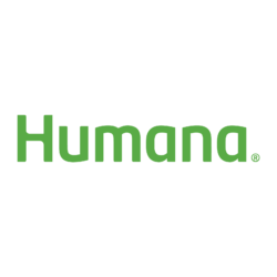 The humana logo is green and white on a white background.