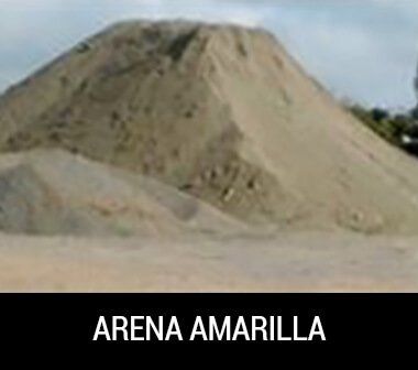 Áridos Manríquez e Hijas, arena amarilla.