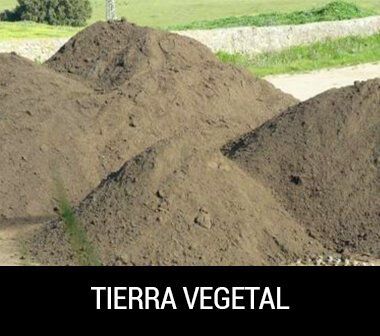 Áridos Manríquez e Hijas, tierra vegetal.