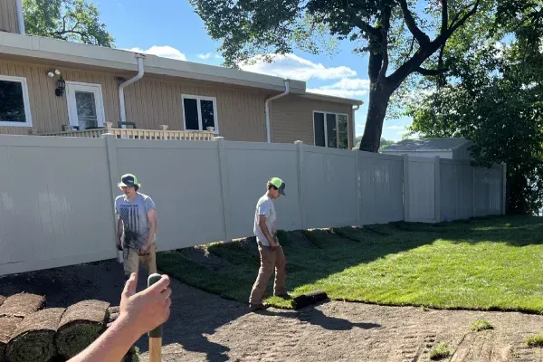Privacy fence installation in North Branch, MN
