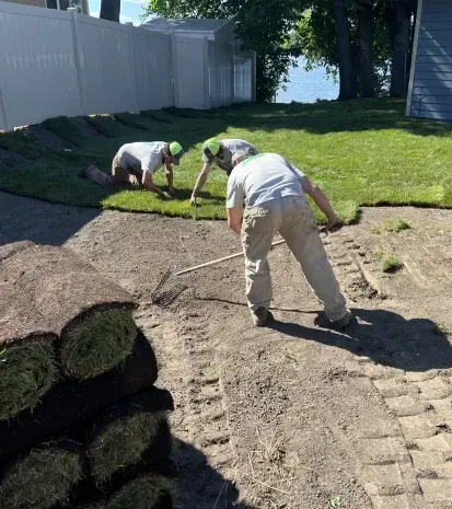 Lawn Installation in North Branch, MN