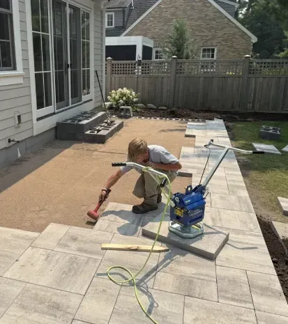 paver patio installation