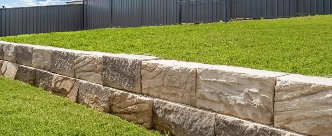 retaining wall installation north branch mn