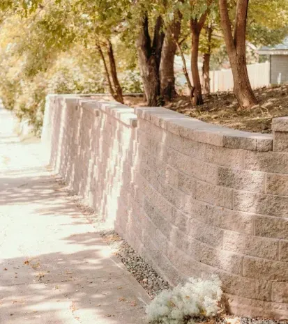 retaining walls north branch, mn