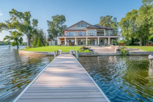 Shoreline landscape maintenance in North Branch, MN ensuring clean, consistent, and well-kept outdoor environments