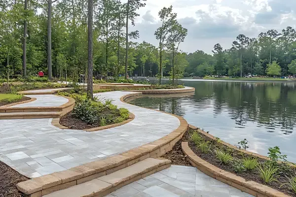 Shoreline landscape maintenance in North Branch, MN ensuring clean, consistent, and well-kept outdoor environments