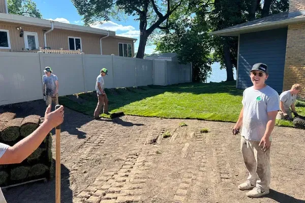 topsoil and sod installation in north branch, mn