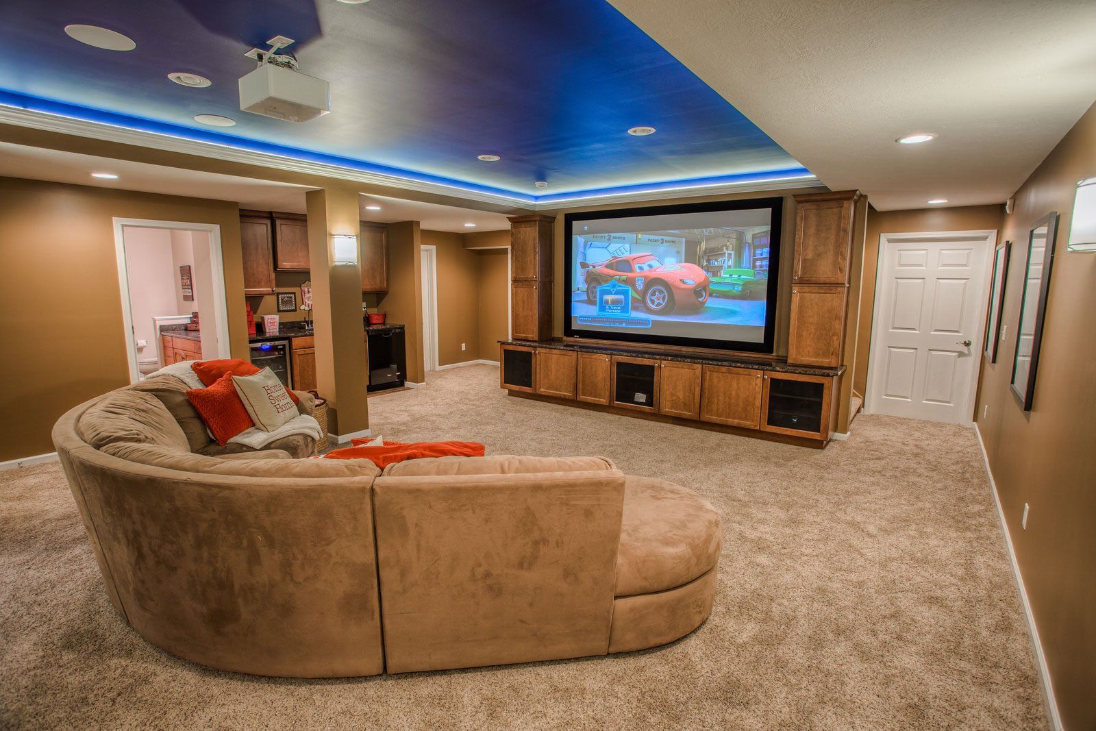 Basement home theater