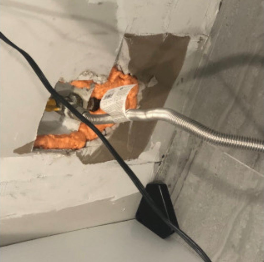 A mouse-proofed stove - pest control services by Nuisance and Pest Control by Dave in Kingston, NY.