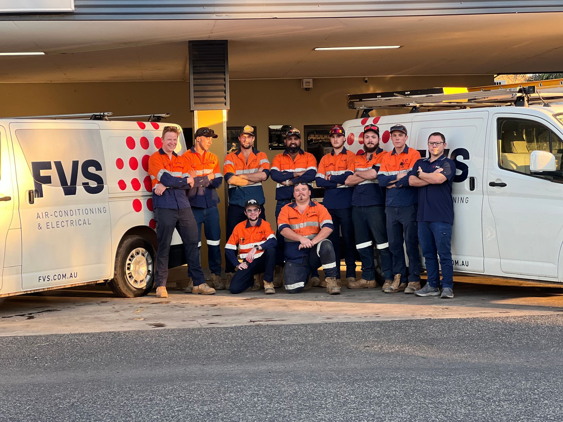 FVS Airconditioning and Electrical Team