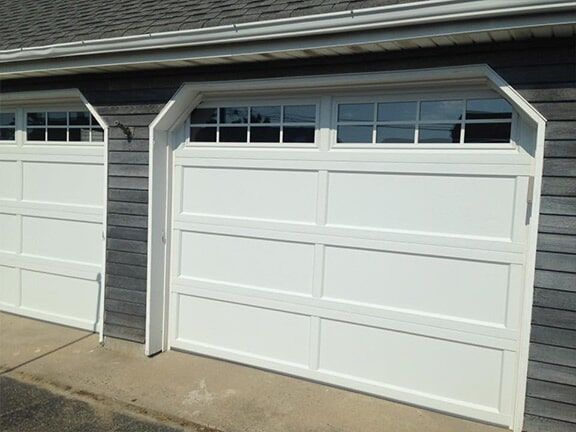 WModern White Door — Garage Door Repair in Hazlet, NJ