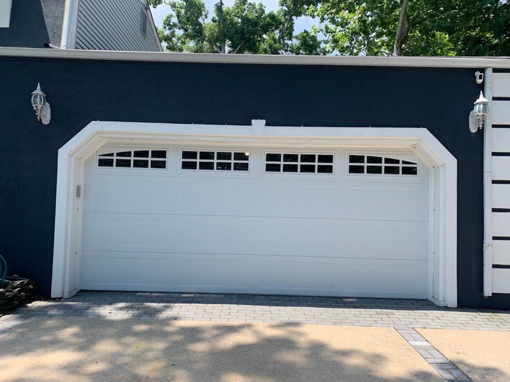 White Garage Door After - Armor Overhead Door LLC in Hazlet Township, NJ