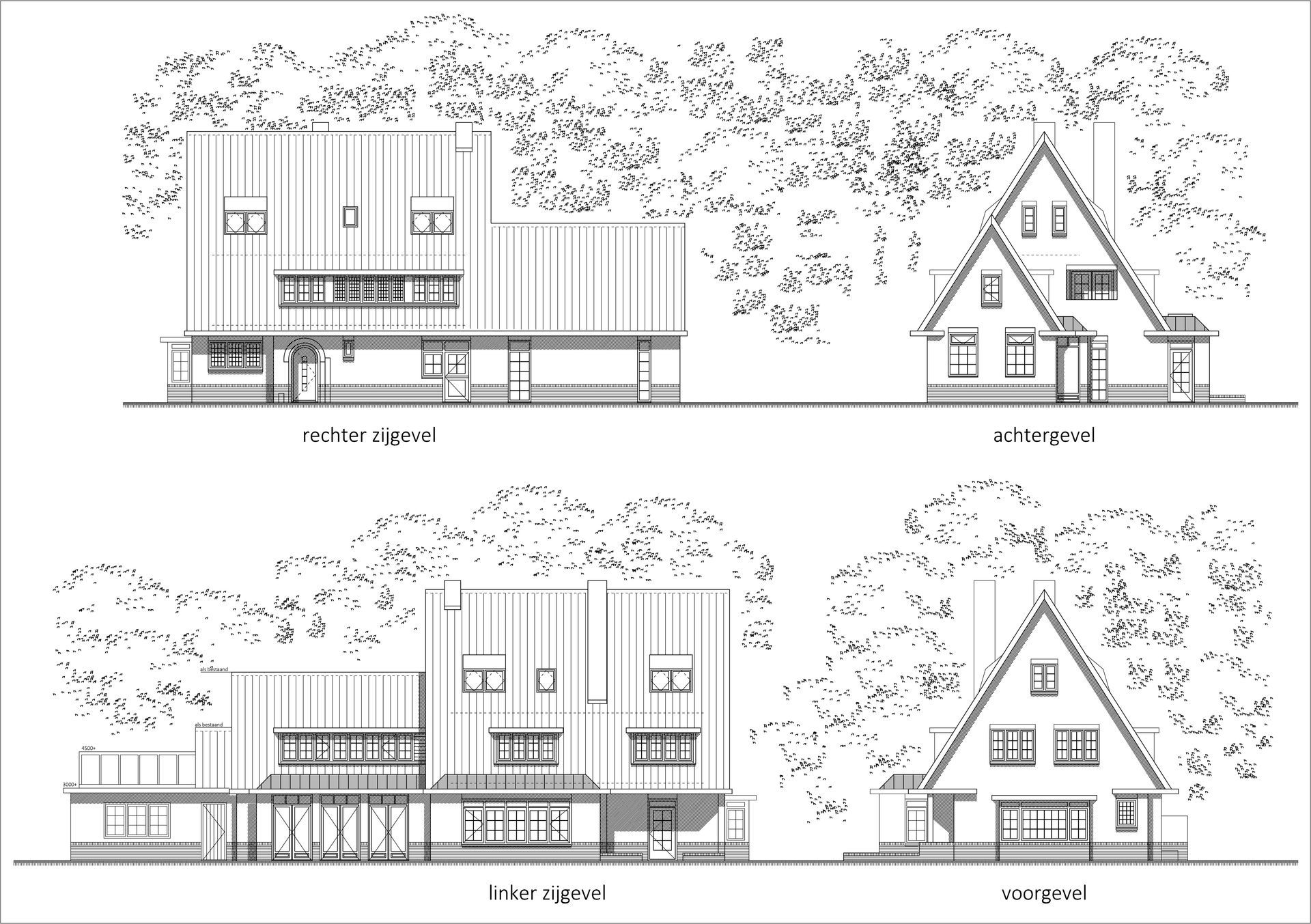 Bouwtekening Rembrandtlaan