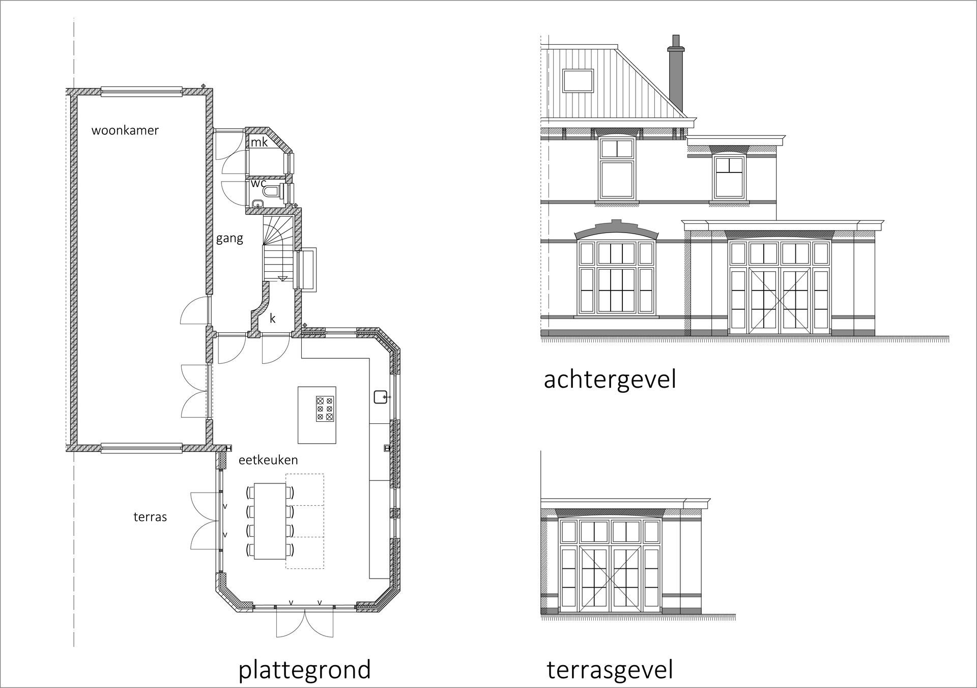 bouwtekening Beatrixplantsoen