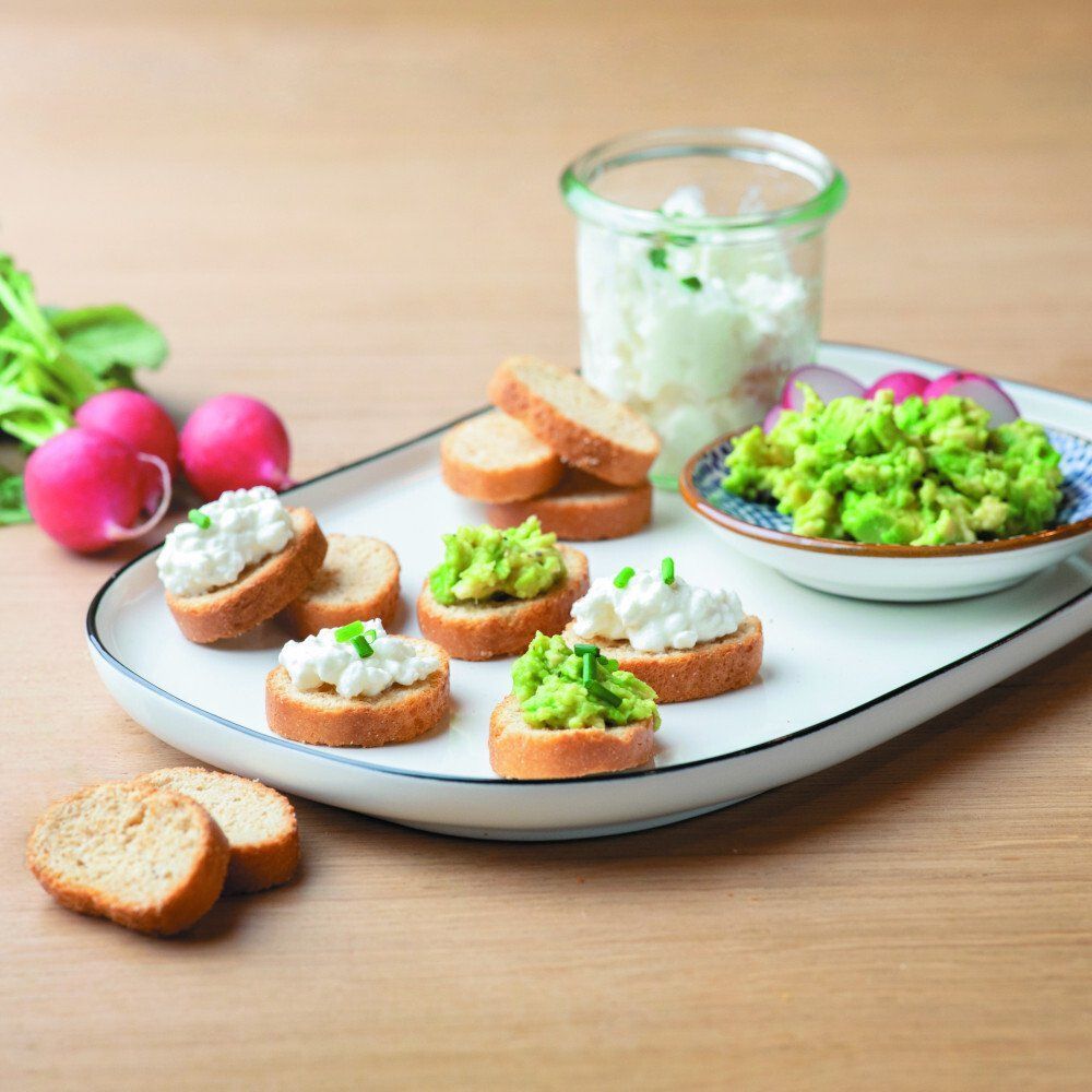 PS mini Toasts mit Guacomole