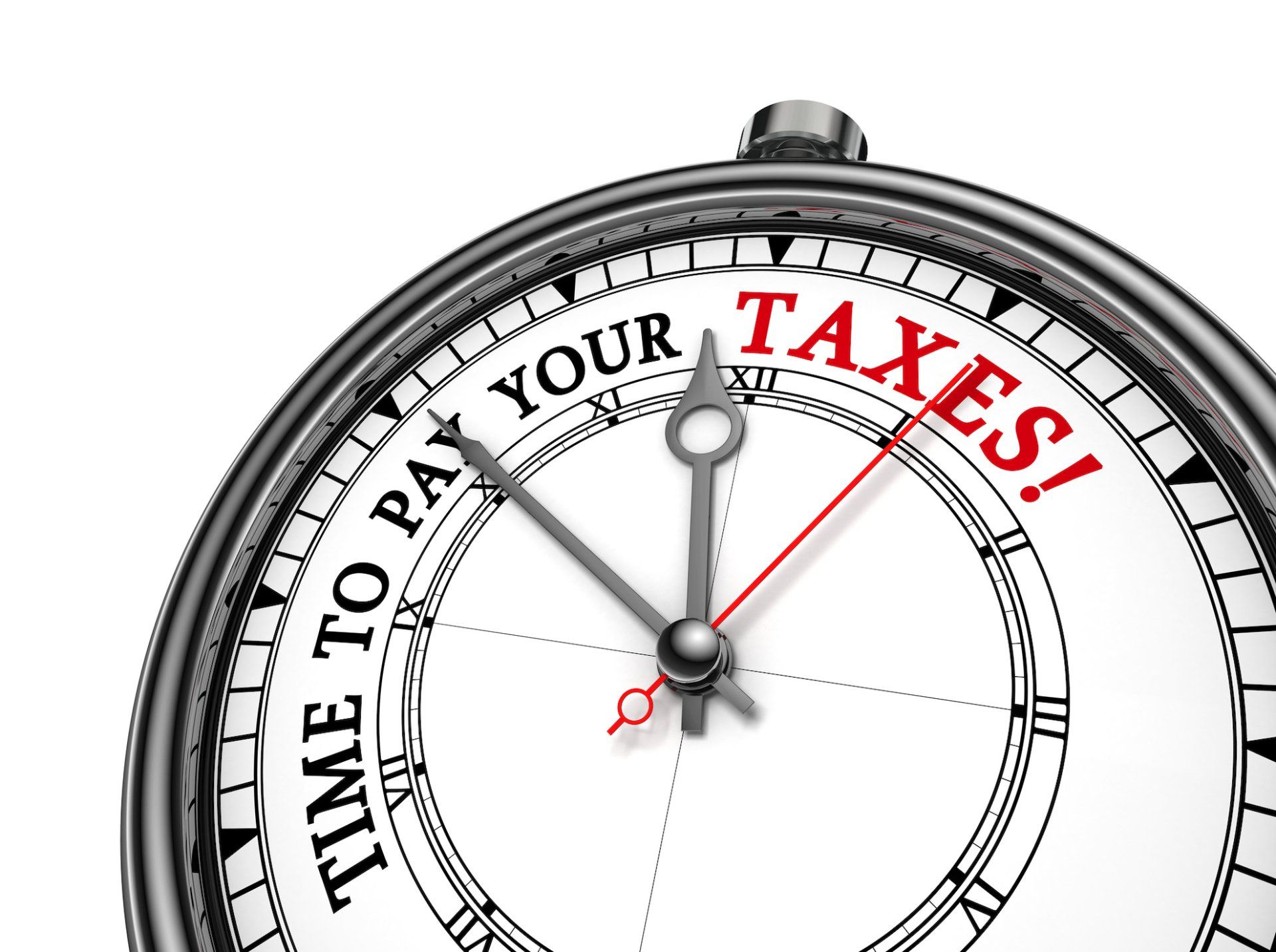 Time To Pay Your Taxes Clock
