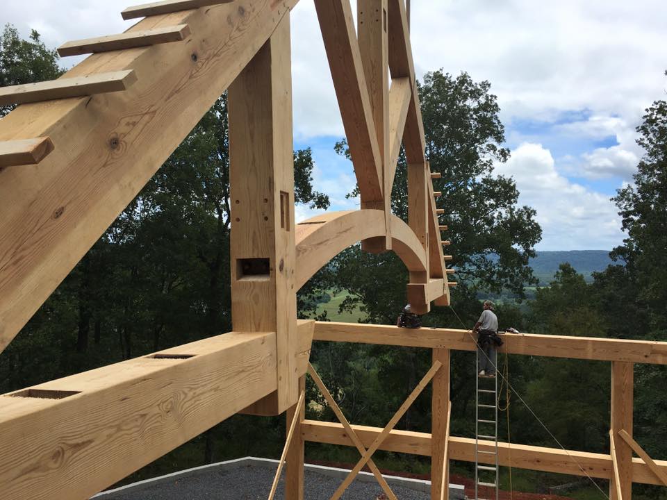 Woodwork — Installation of Wood Roof Support in Cullman, AL