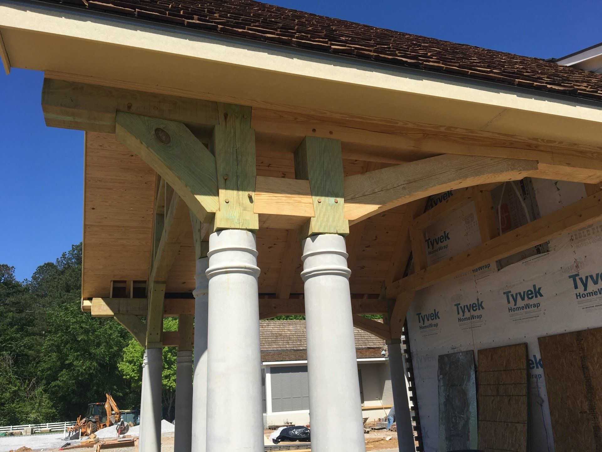 Local Woodwork — House Construction with Columns in Cullman, AL