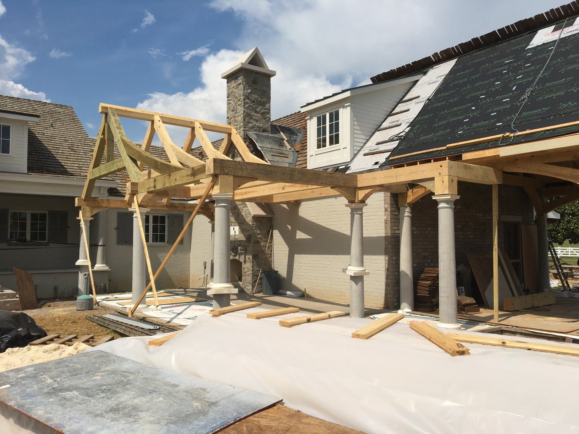 Custom Woodwork — Construction of External of a House in Cullman, AL