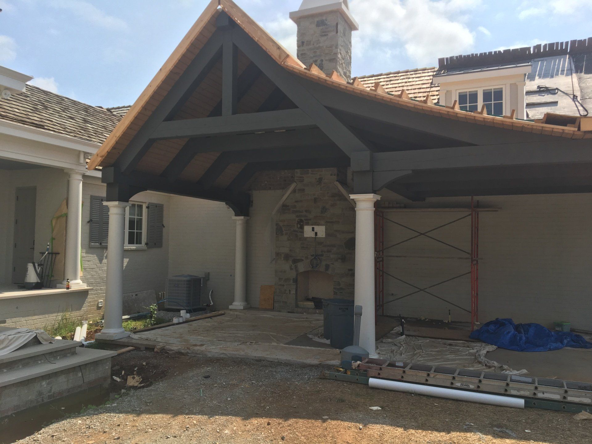 Exterior Woodwork — House with Gable Roof in Cullman, AL