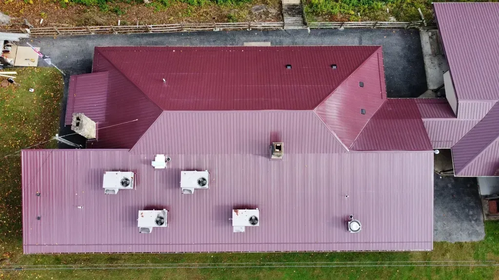 An Aerial View of A Red Roof of A Building - Salineville, OH - Eastern Ohio Builders LLC