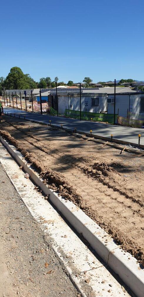 Dirt Levelled For Roadworks — Projects in Coopernook, NSW