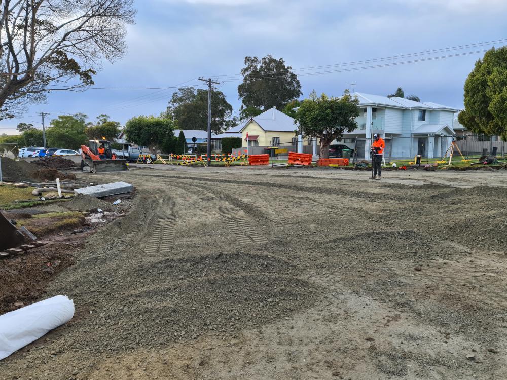 Road Clearing In Progress — Projects in Coopernook, NSW
