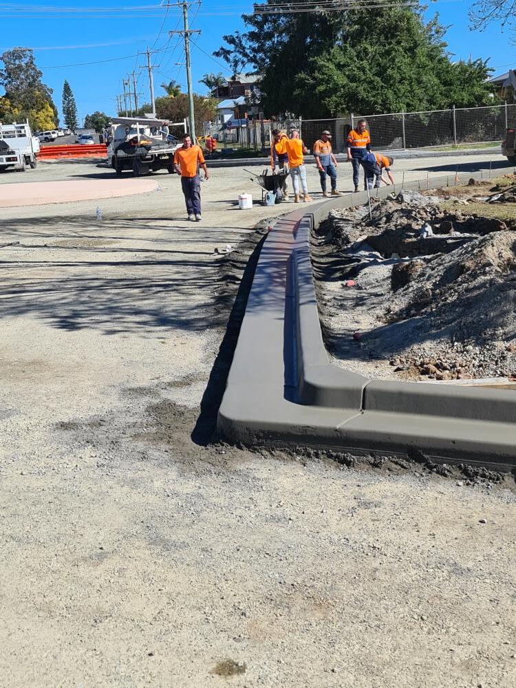 Roundabout Roadworks In Progress — Projects in Coopernook, NSW