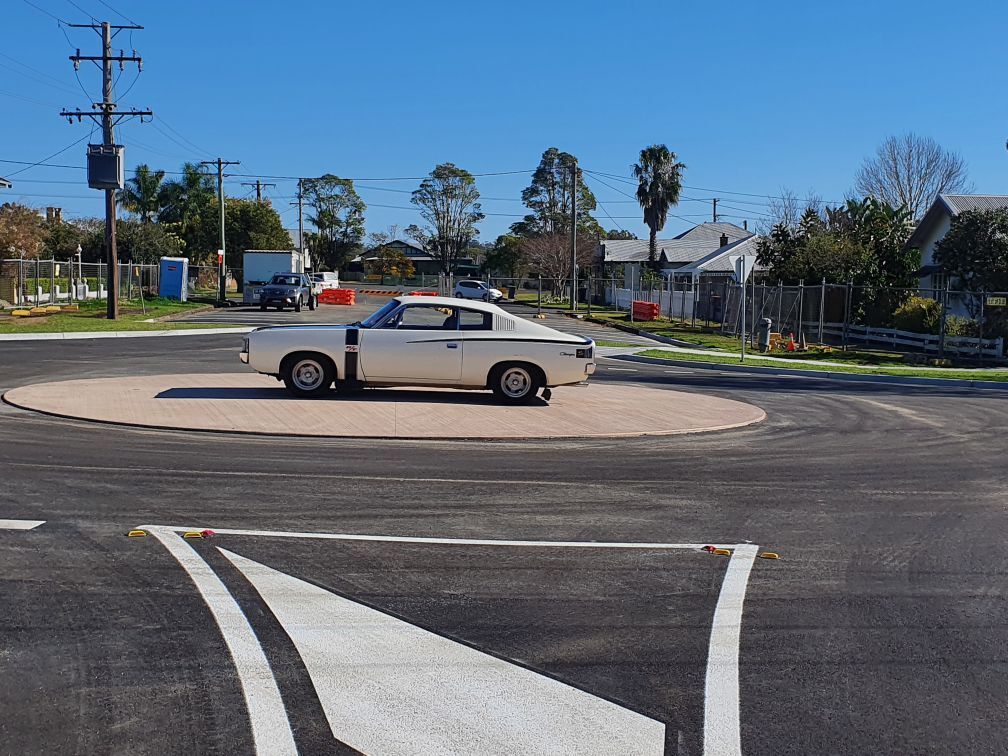New Flat Roundabout & Road — Projects in Coopernook, NSW