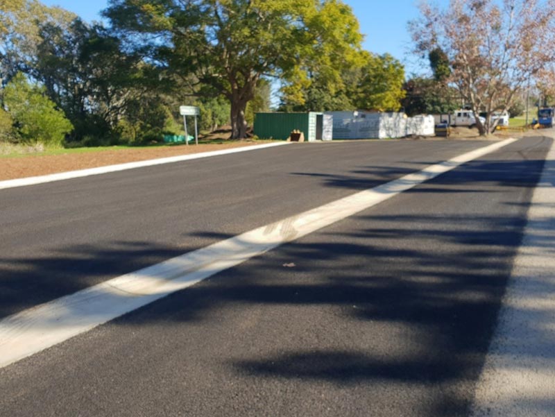 Carpark And Road Widening — Council Works in Coopernook, NSW