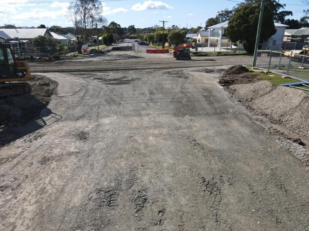 Wide Road Preparation Site — Projects in Coopernook, NSW