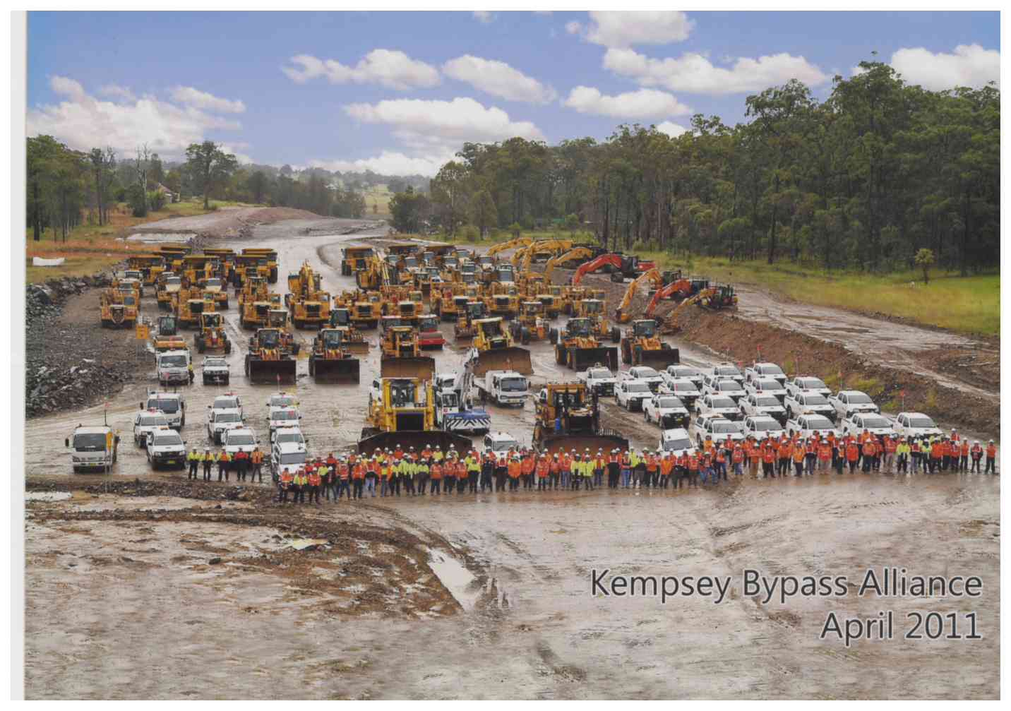 Kempsey Bypass road works— Roadworks in Coopernook, NSW