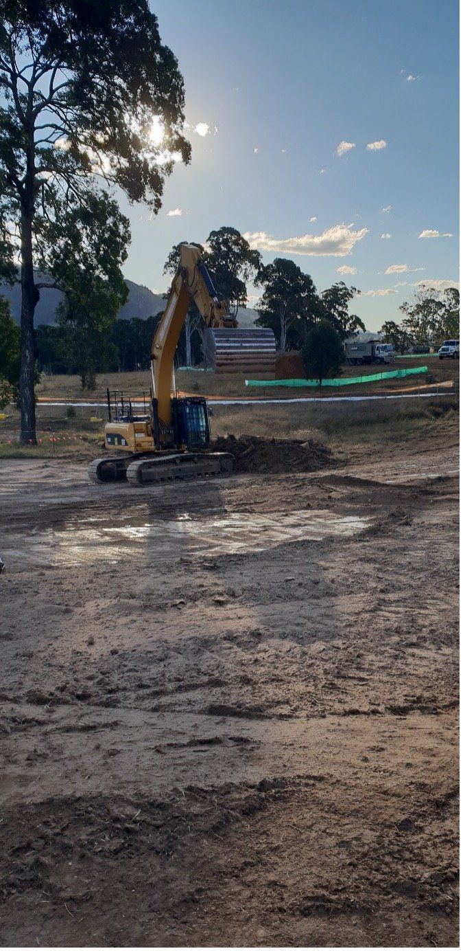 Dirt Road — Roadworks in Coopernook, NSW