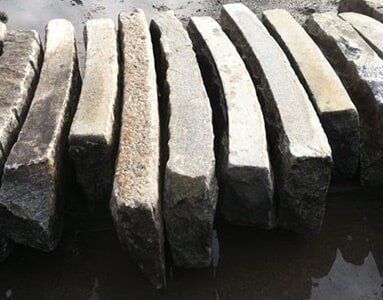 Reclaimed Granite Curbing