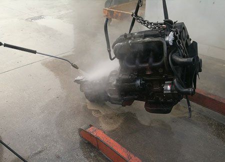 Engine cleaning