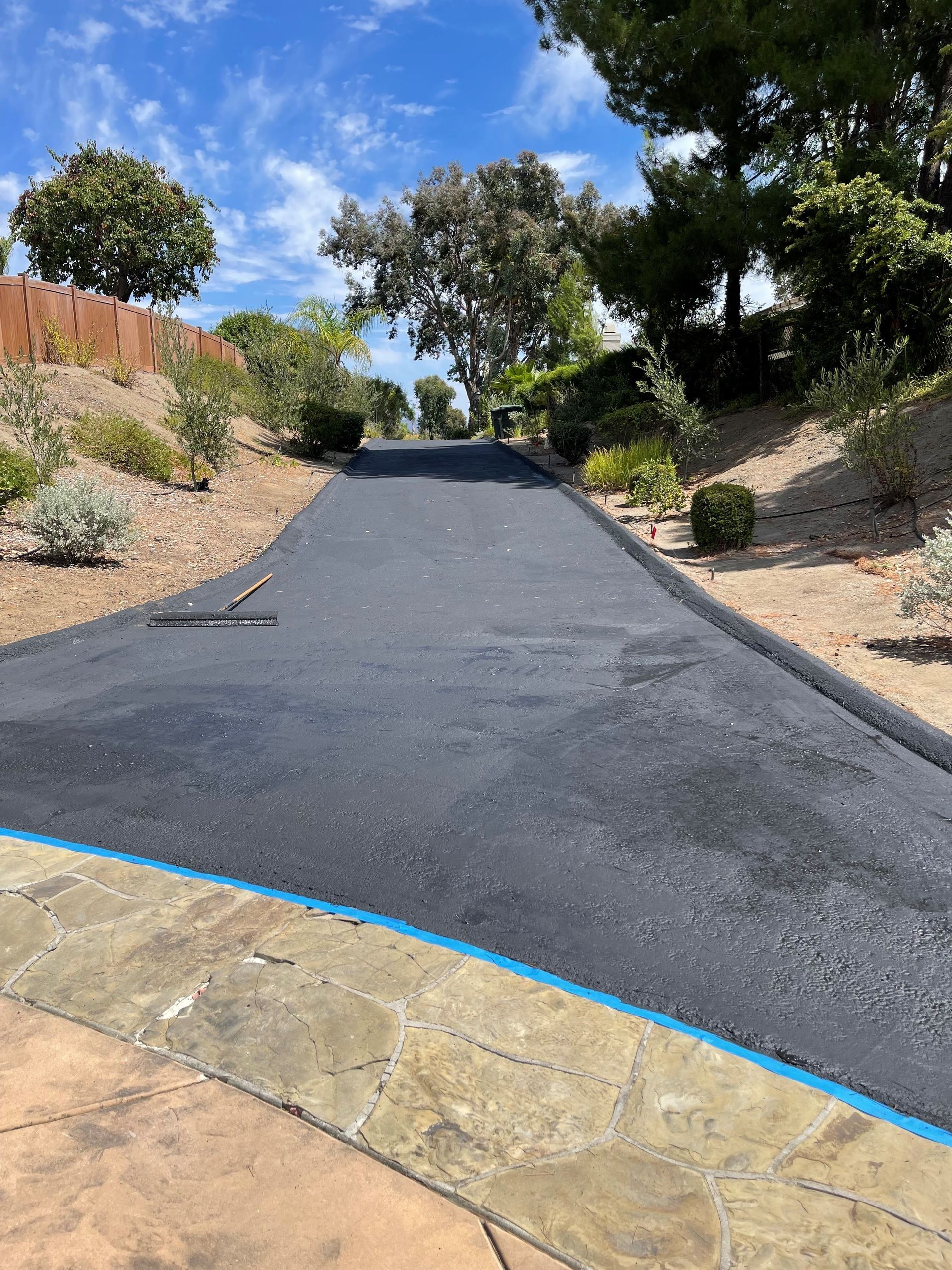 Driveway sealcoating completed by Pacific Asphalt Paving in Menifee CA