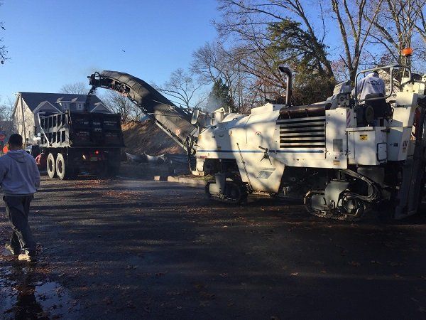 Compact steamroller - asphalt repair in Bayville, NJ