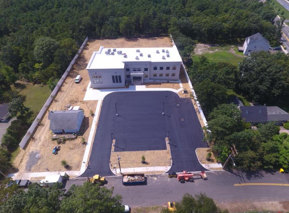Asphalt Paving and Repairs — Paving Aerial View in Bayville NJ