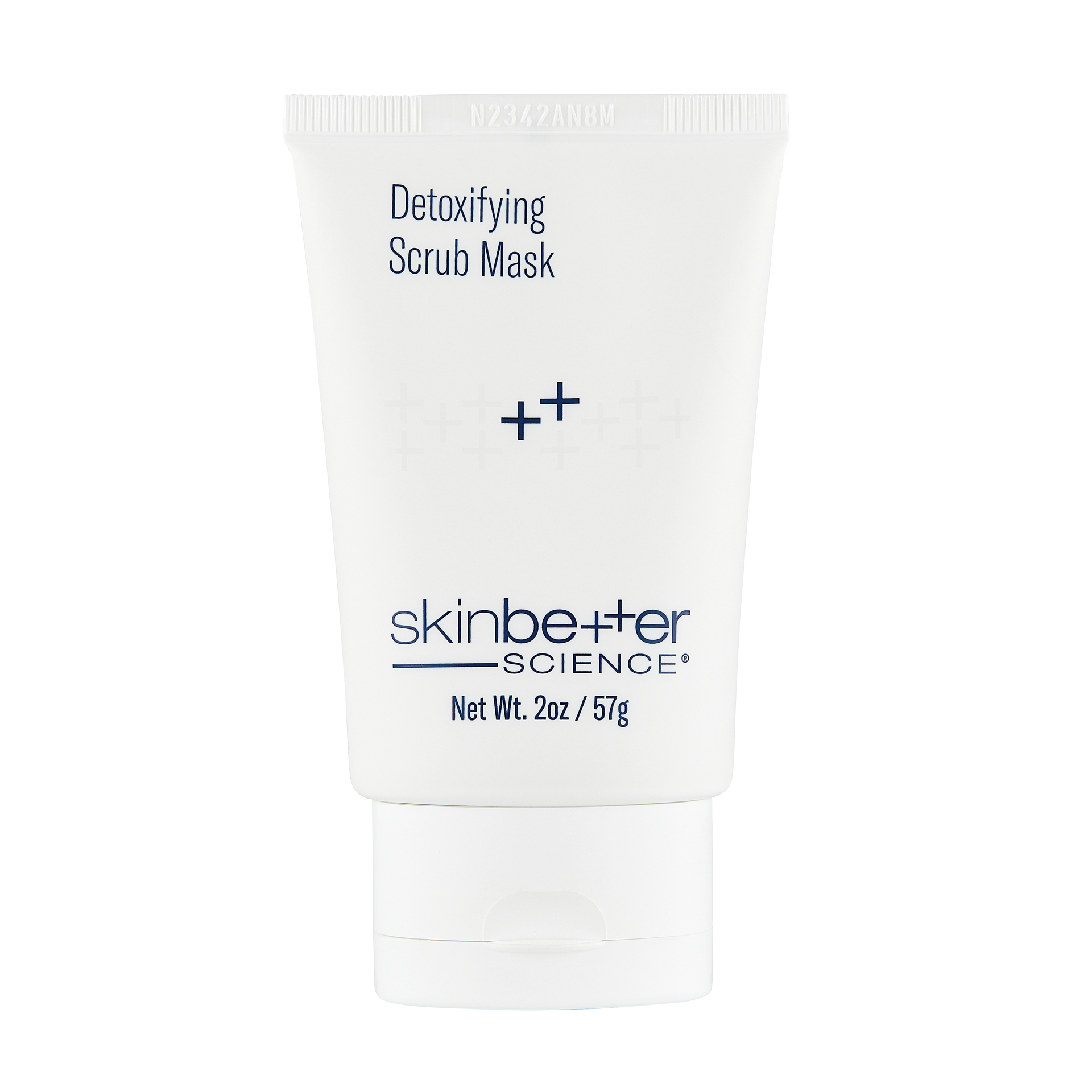 White tube of Skinbetter Science Detoxifying Scrub Mask.