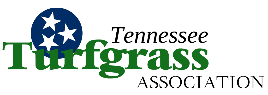 The logo for the tennessee turfgrass association