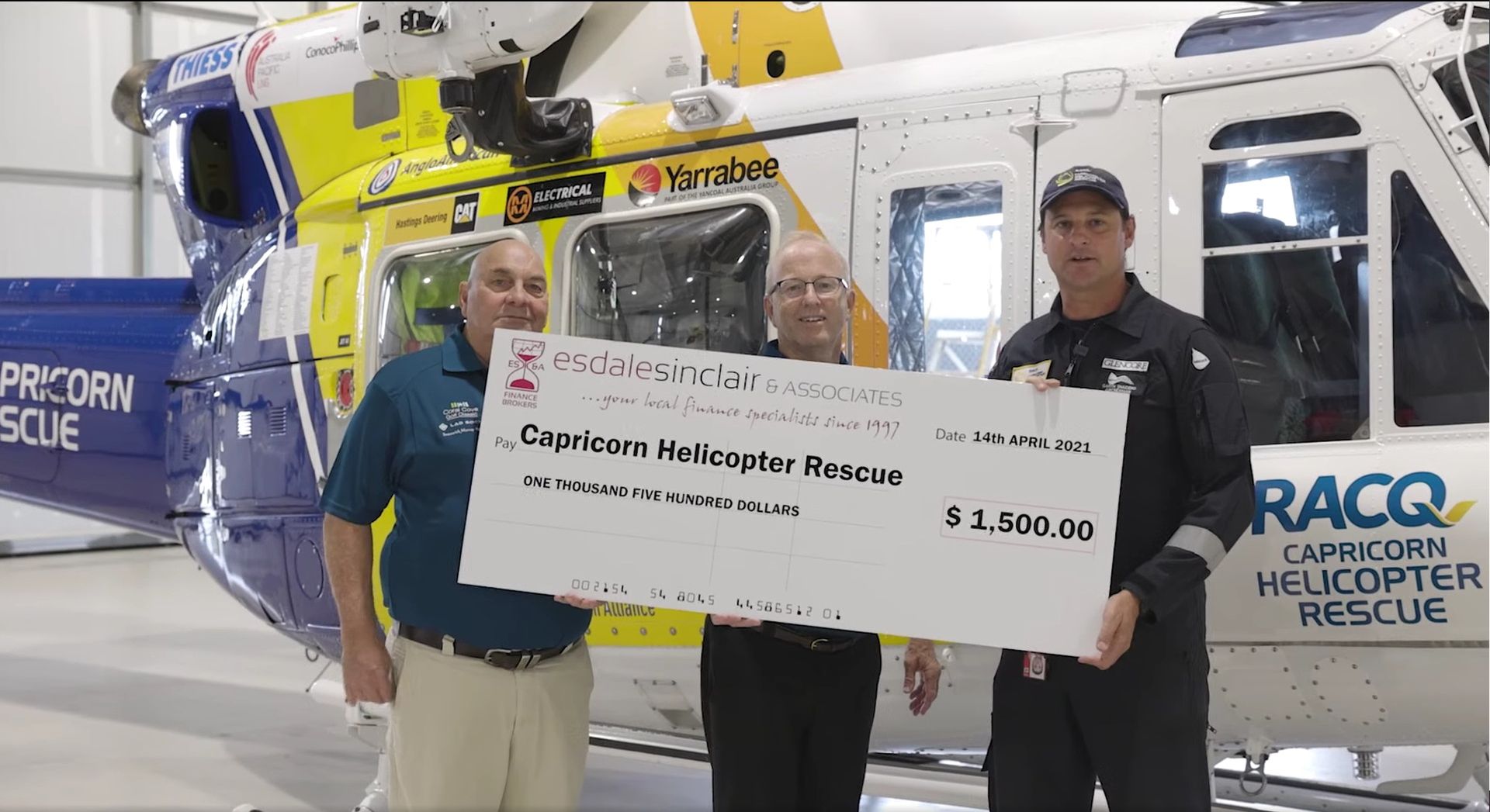 Steve & Wayne Capricorn Helicopter Rescue