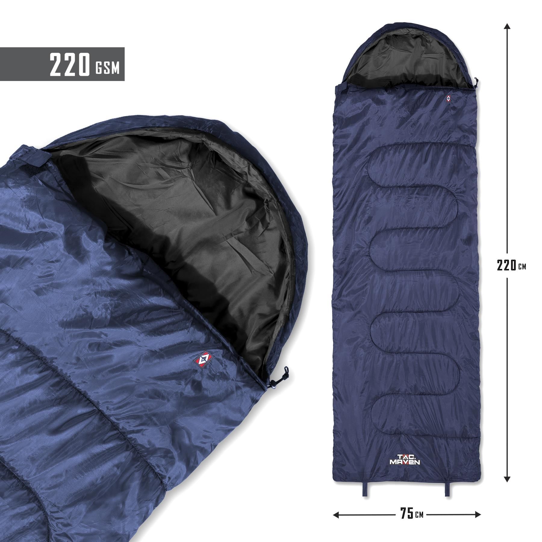 SENTINEL SLEEPING BAG 220GR/m² BLUE