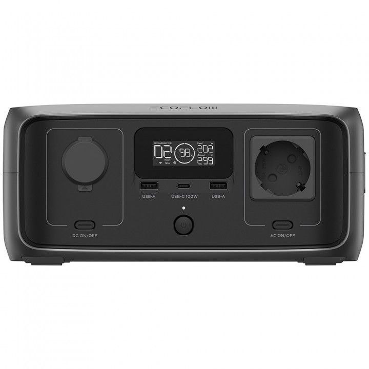 EcoFlow RIVER 3 UPS + 45W opvouwbaar zonnepaneel met USB-C