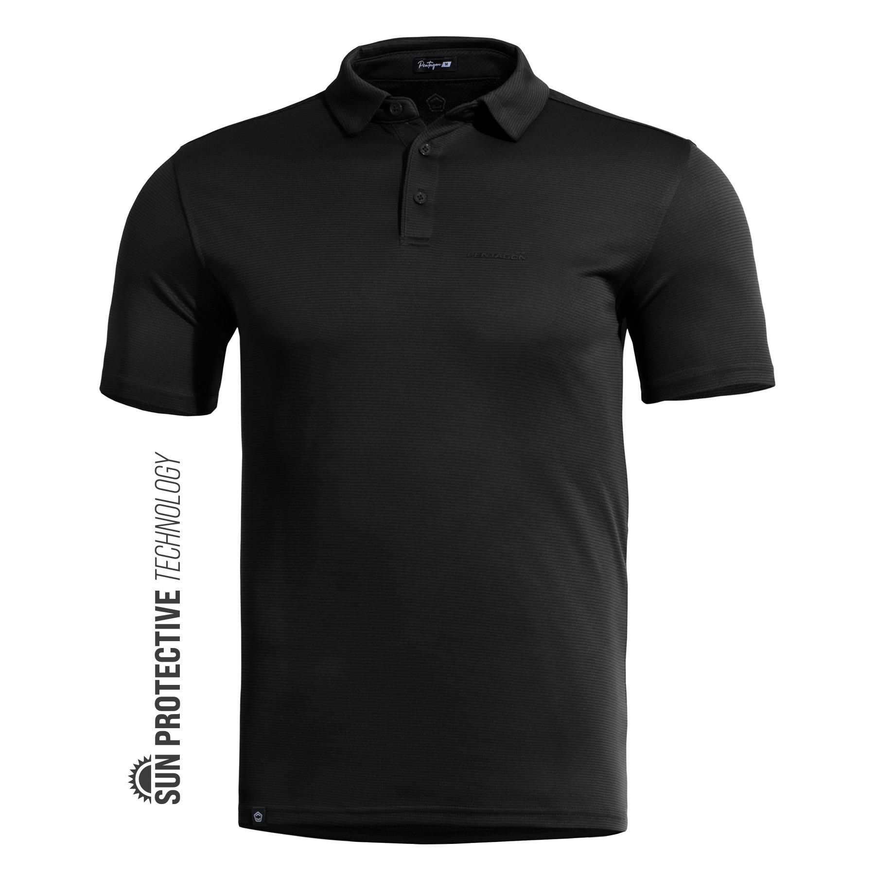 VANQUISH POLO SHIRT OEKO-TEX BLACK