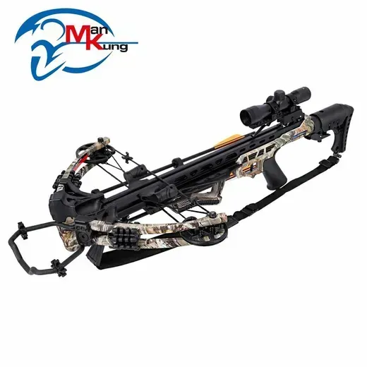 Man Kung | Crossbow 200 LBS Kraken | Black | Forest Camo