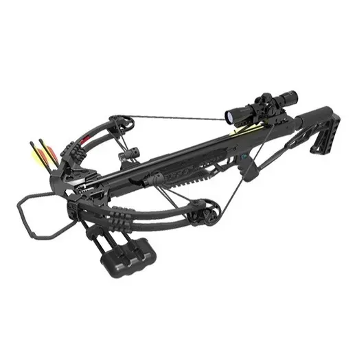 Man Kung | Direwolf XB70 Compound Crossbow Kit | 215 lbs | Black