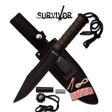 Survivor | Forest King Survival Knife | Black