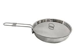 Pathfinder Opvouwbare RVS Koekenpan met deksel